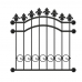 Forged grate, lattice on the windows 1060х1090 (Set of elements) - 2 - picture